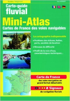 Mini atlas cartes de france des voies navigables