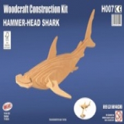 HAMMER-HEAD SHARK - SQUALO MARTELLO - KIT IN LEGNO