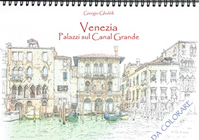 Venezia palazzi sul canal grande (da colorare)