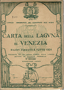 Carta idrografica della laguna di venezia