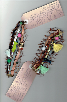 BRACCIALE SERIE NAUTICA DA DONNA IN PELLE DI PESCE