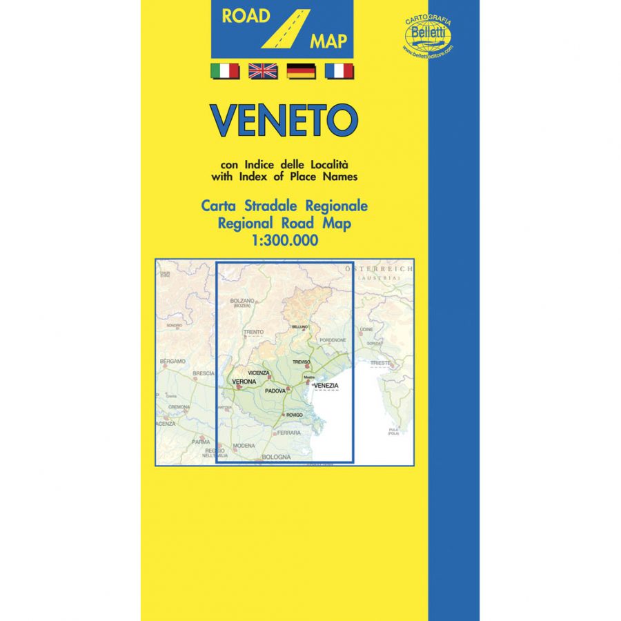 Veneto - carta stradale regionale