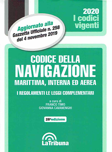 Codice della navigazione marittima 32a ed