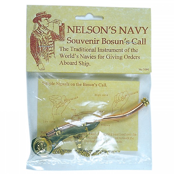 Fischio del battelliere Nelson's navy con scatola