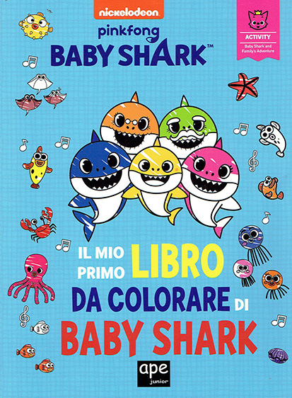 Baby shark il mio primo libro da colorare