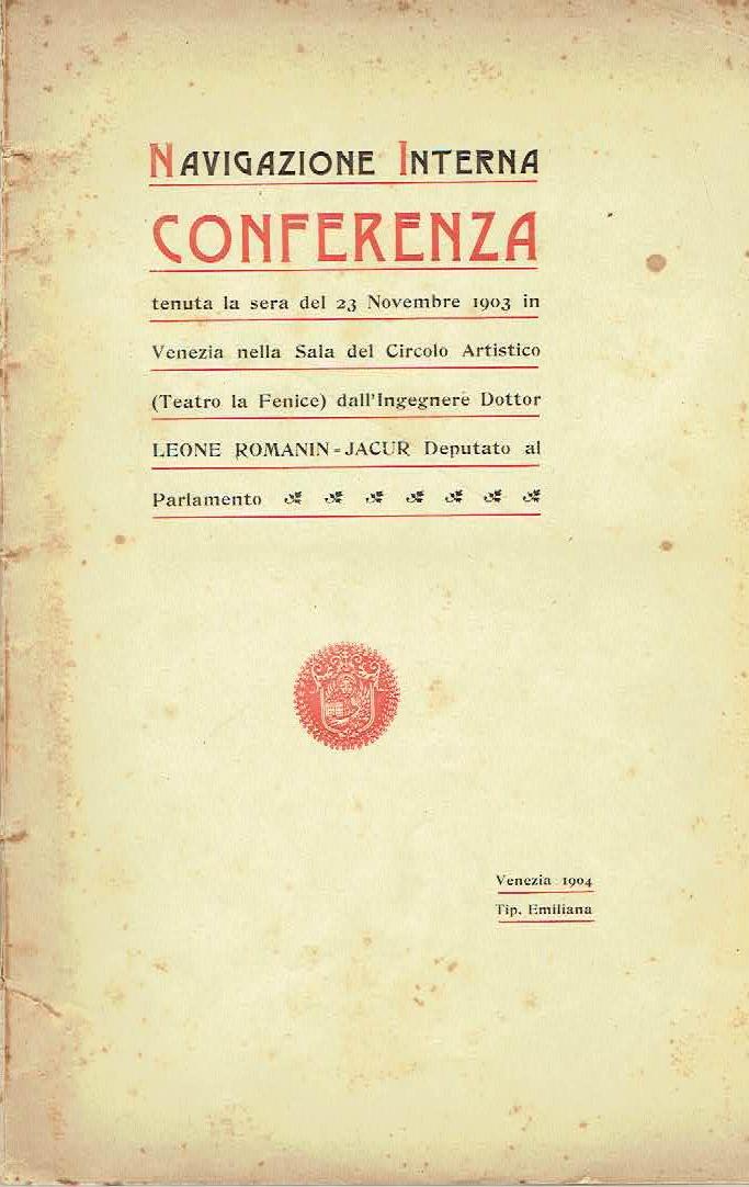Navigazione interna conferenza 23 novembre 1903