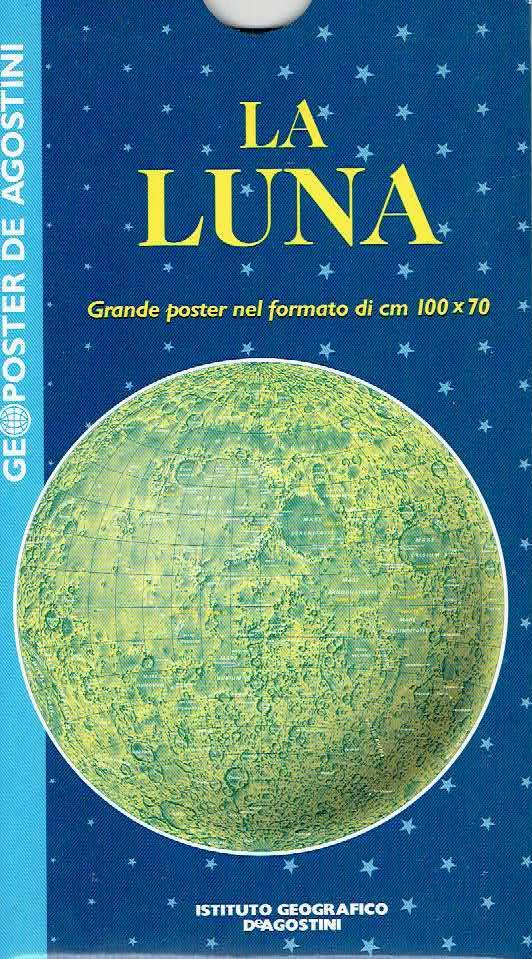 La Luna - carta astronomica