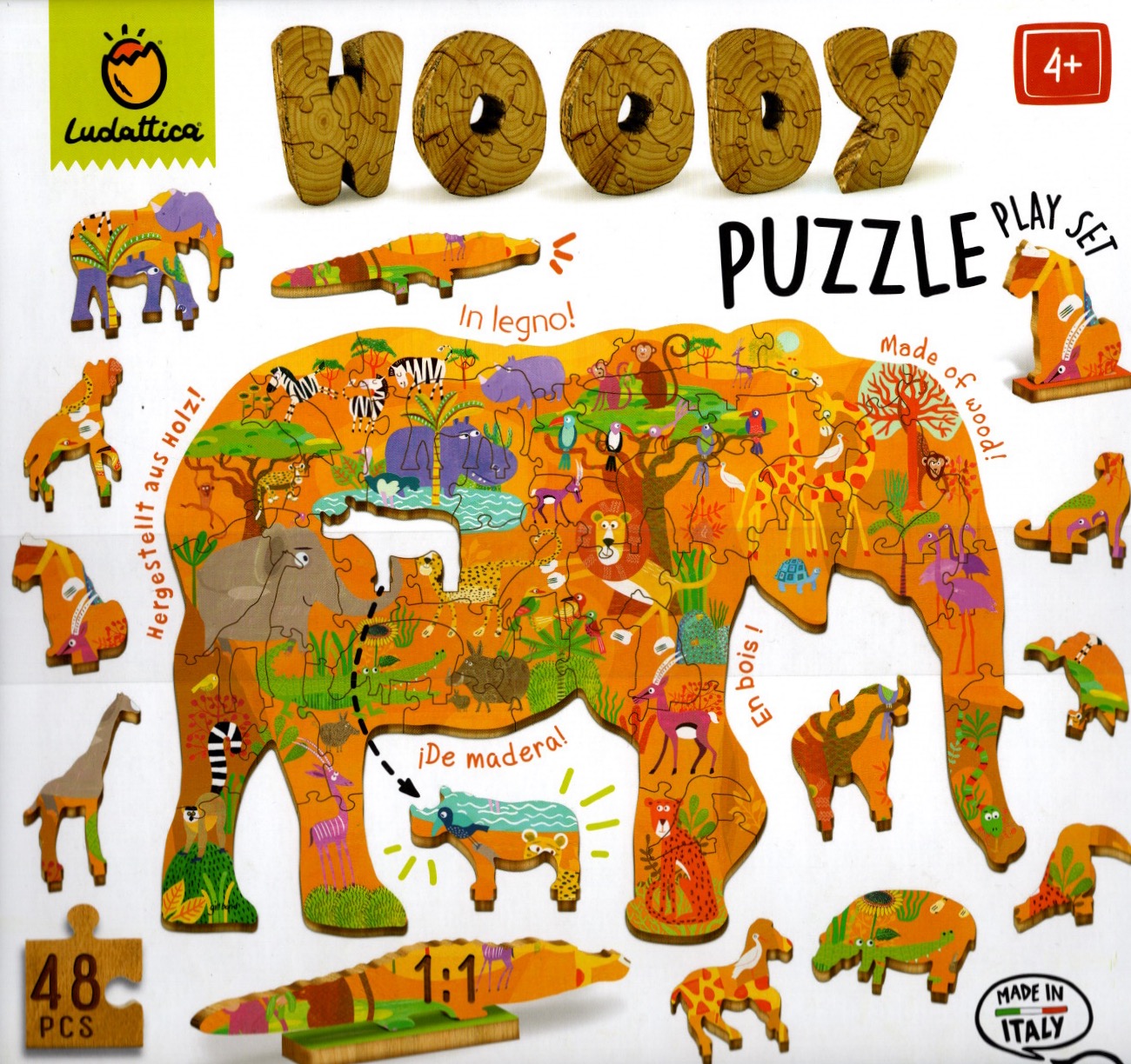 Woody puzzle - savana