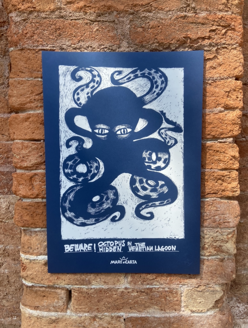 Stampa serigrafica octopus
