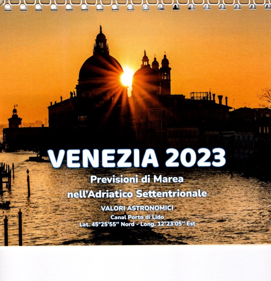 Calendario delle maree da tavolo 2023