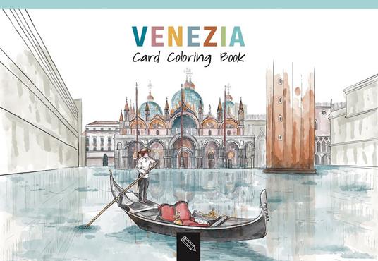 Venezia. Card coloring book
